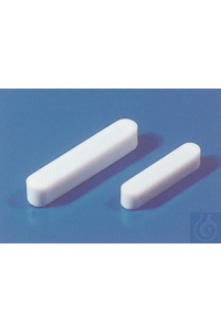 Barreau aimanté en PTFE, rectangulaire, longueur x diamètre, 25 x 5.5 mm Barreau aimanté en PTFE,...